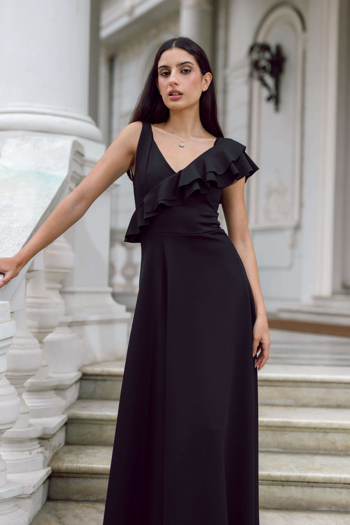 Vestido Julianna Negro - Diseño Chileno | Natalia Seguel