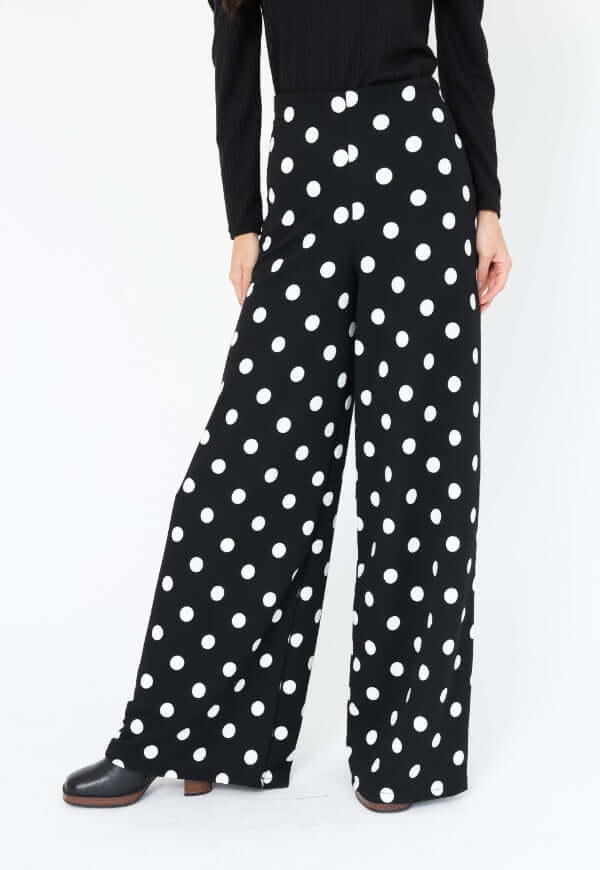 Palazzo Aura Negro Lunares - Diseño Chileno | Natalia Seguel