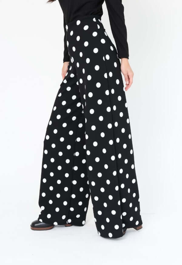 Palazzo Aura Negro Lunares - Diseño Chileno | Natalia Seguel