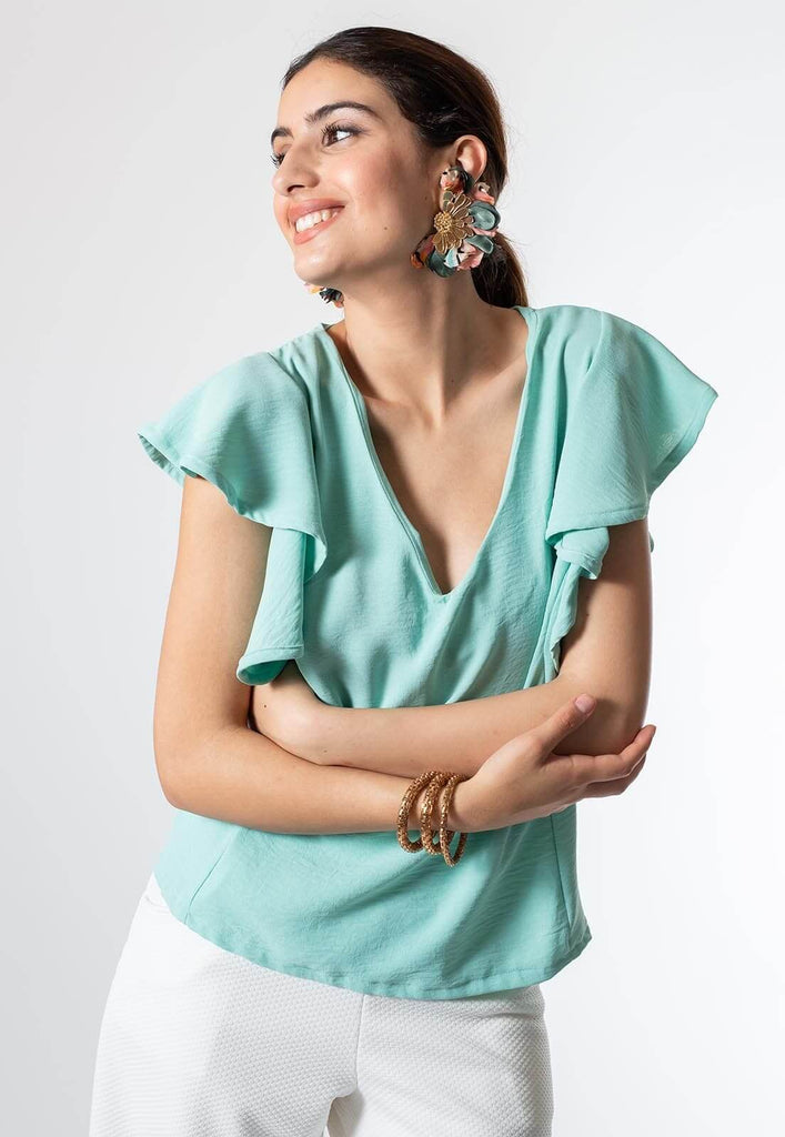 Blusa Diana Verde Agua