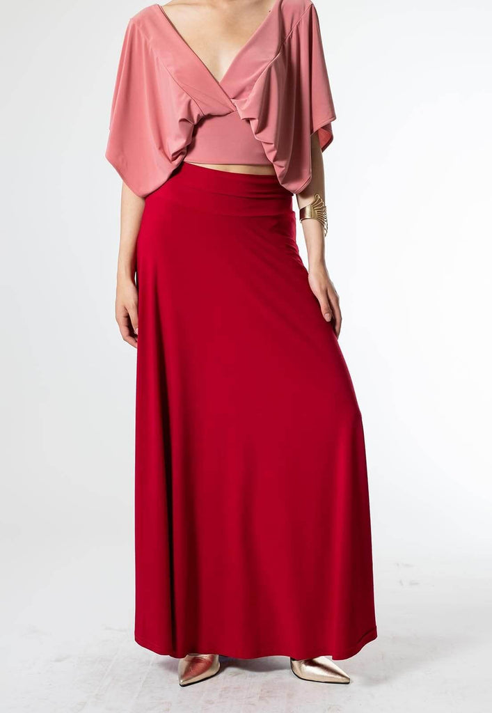 Falda Martina Rojo