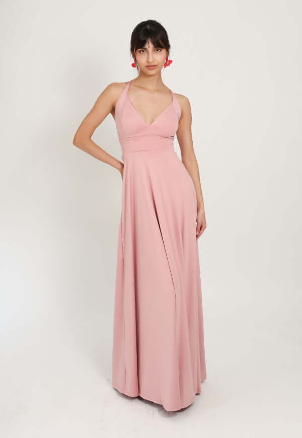 Vestido Zara Sin Mangas Palo de Rosa - Diseño de Autor | Natalia Seguel