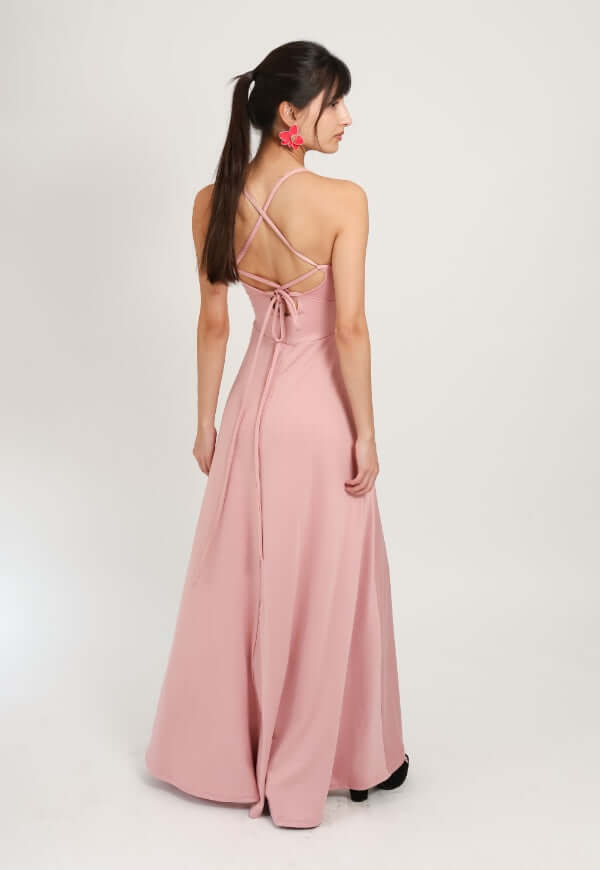 Vestido Zara Sin Mangas Palo de Rosa - Diseño de Autor | Natalia Seguel