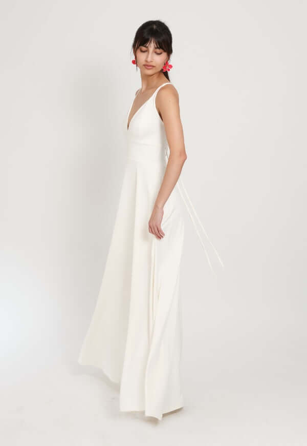 Vestido Zara Sin Mangas Blanco - Diseño de Autor | Natalia Seguel