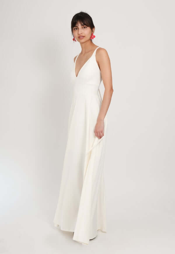 Vestido Zara Sin Mangas Blanco - Diseño de Autor | Natalia Seguel