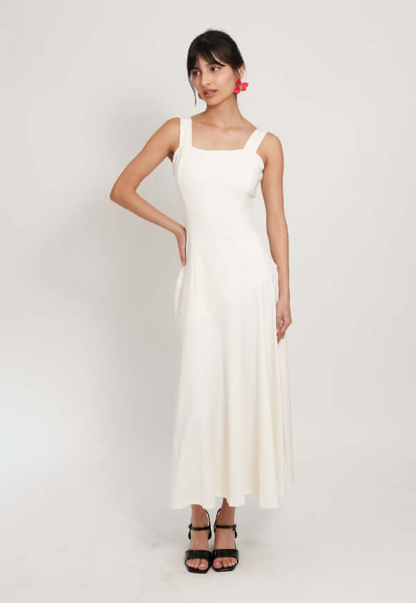 Vestido Julieta Tirantes Blanco - Diseño de Autor | Natalia Seguel