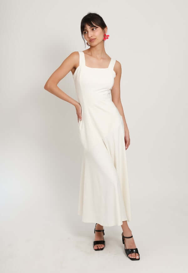 Vestido Julieta Tirantes Blanco - Diseño de Autor | Natalia Seguel