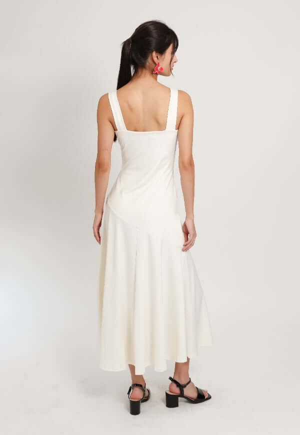 Vestido Julieta Tirantes Blanco - Diseño de Autor | Natalia Seguel
