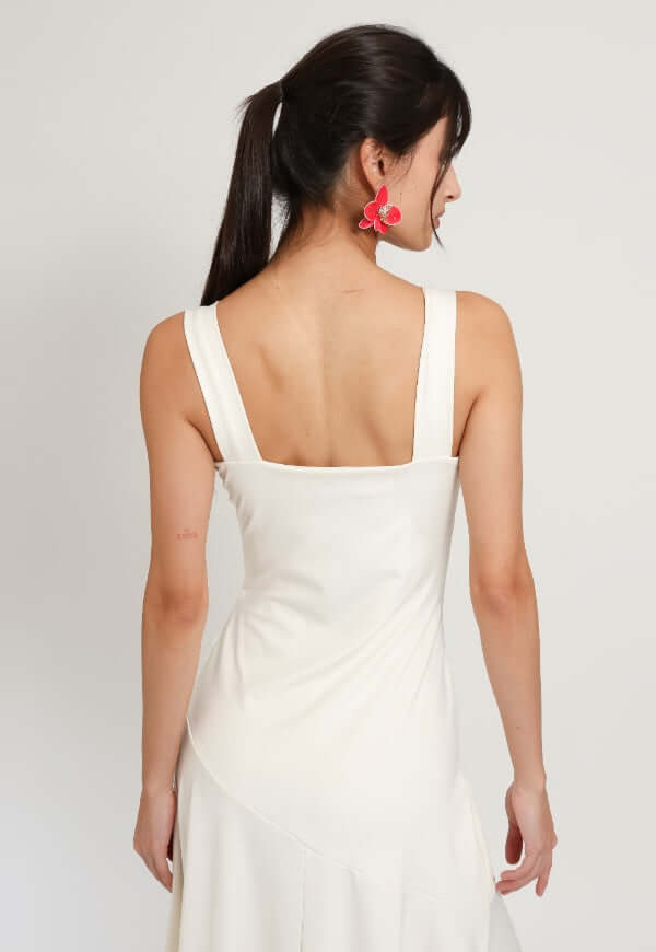 Vestido Julieta Tirantes Blanco - Diseño de Autor | Natalia Seguel