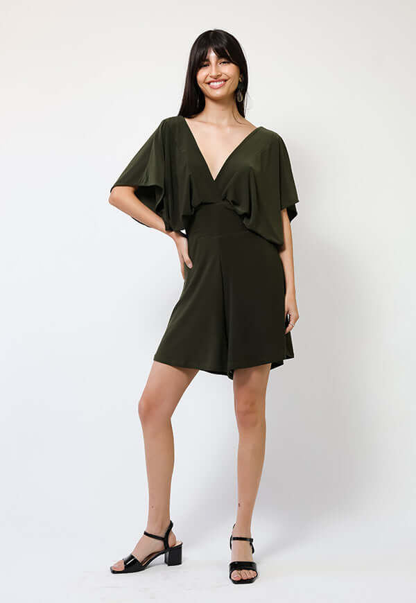 Enterito Megan Corto Negro - Diseño Chileno | Natalia Seguel