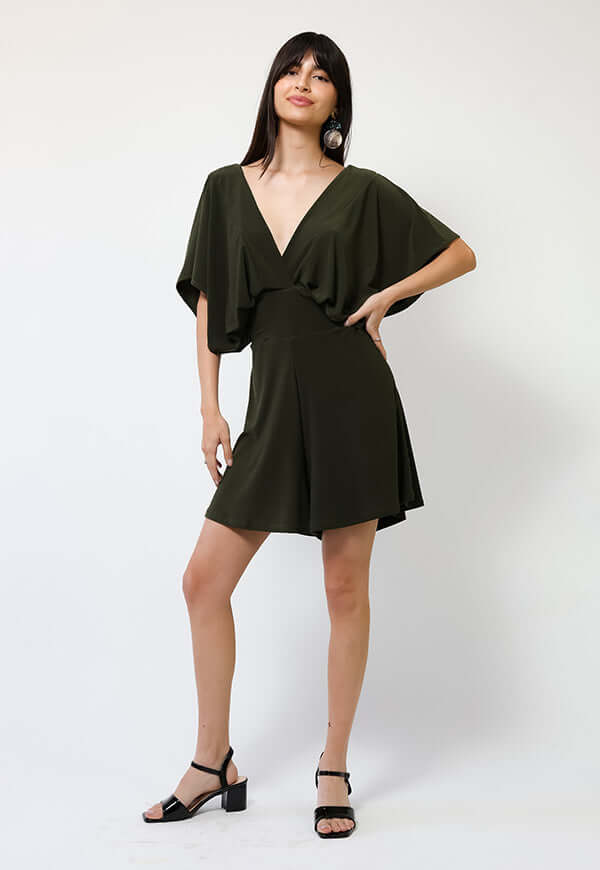 Enterito Megan Corto Negro - Diseño Chileno | Natalia Seguel