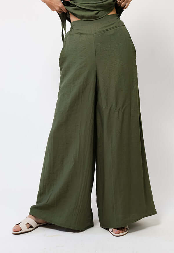 Palazzo Verde Musgo Lino - Diseño Chileno | Natalia Seguel