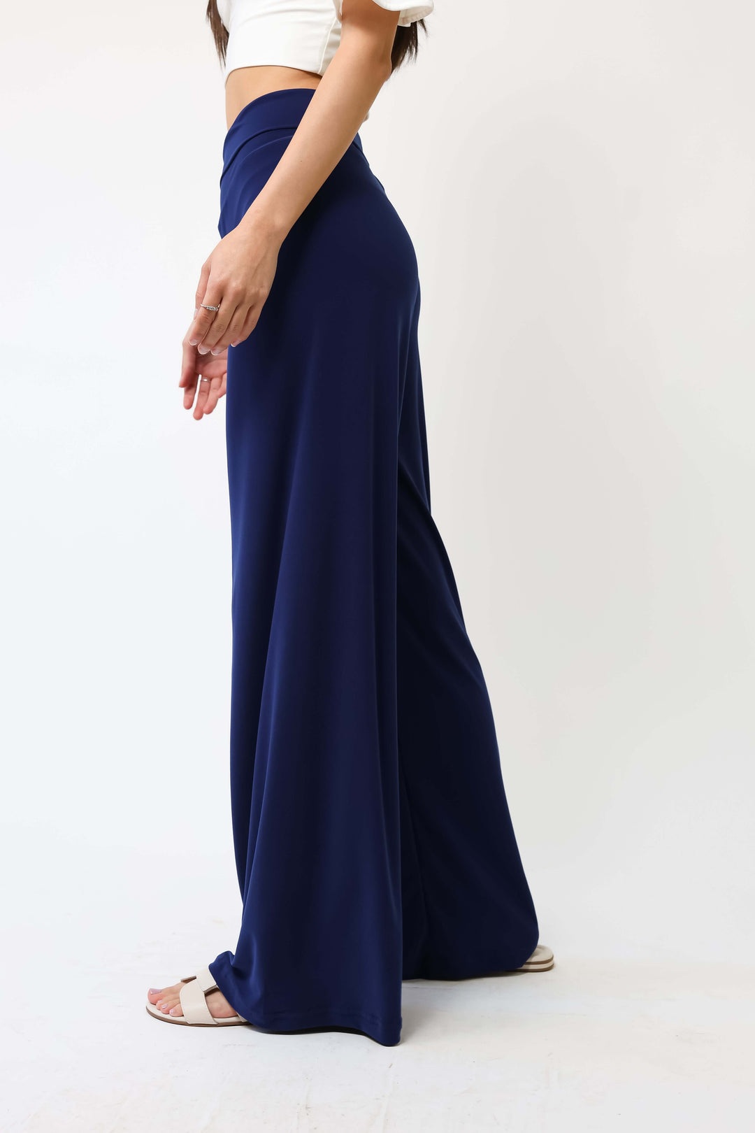 Palazzo Pantalón Azul Francia - Diseño Chileno | Natalia Seguel