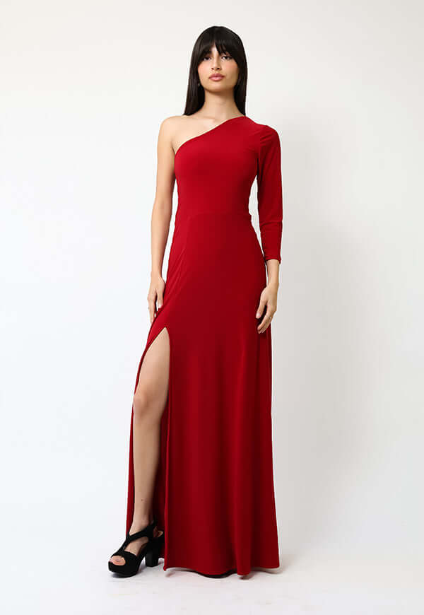 Vestido Emilia Rojo - Diseño Chileno | Natalia Seguel