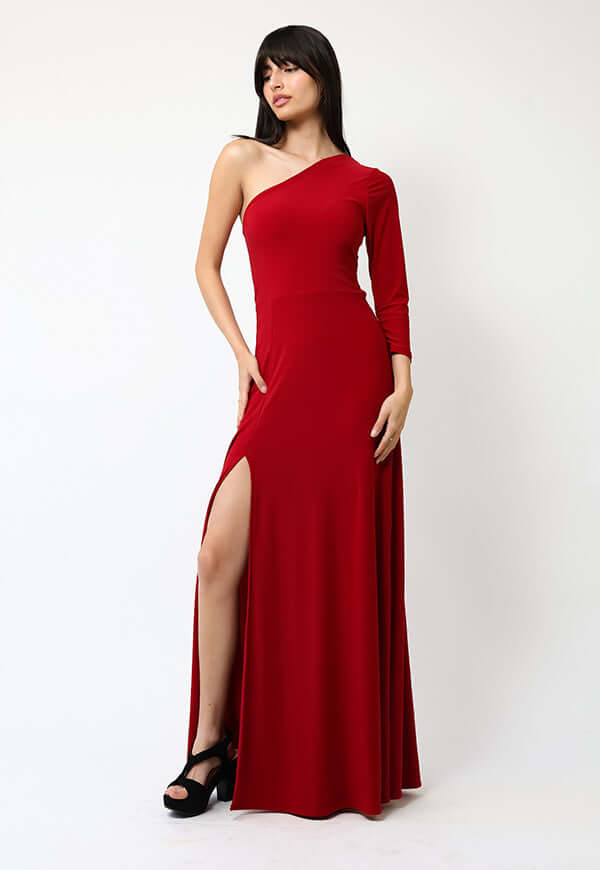 Vestido Emilia Rojo - Diseño Chileno | Natalia Seguel