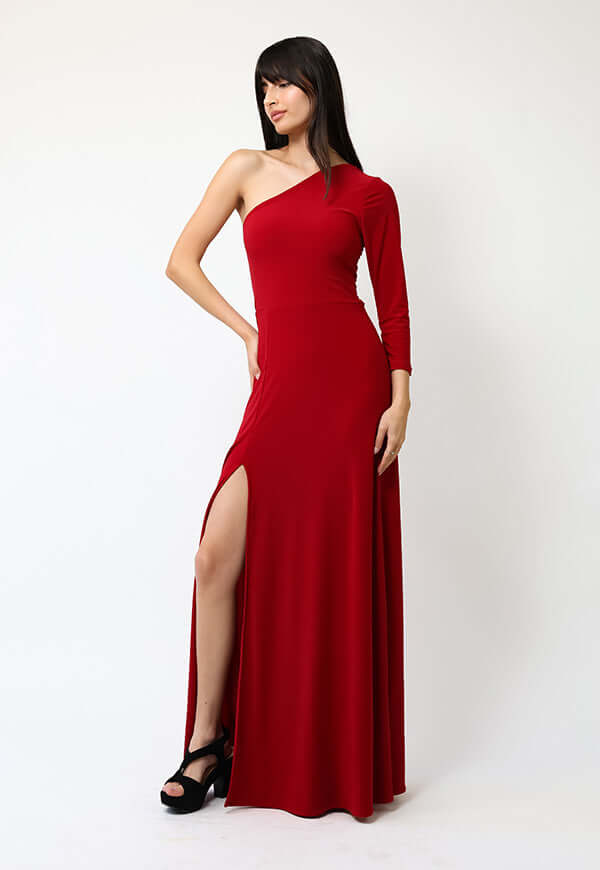 Vestido Emilia Rojo - Diseño Chileno | Natalia Seguel