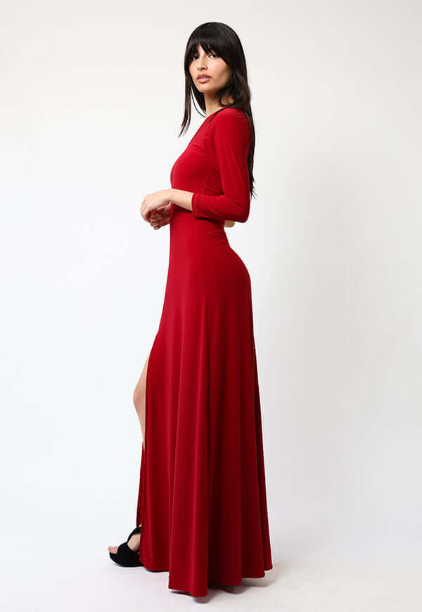 Vestido Emilia Rojo - Diseño Chileno | Natalia Seguel