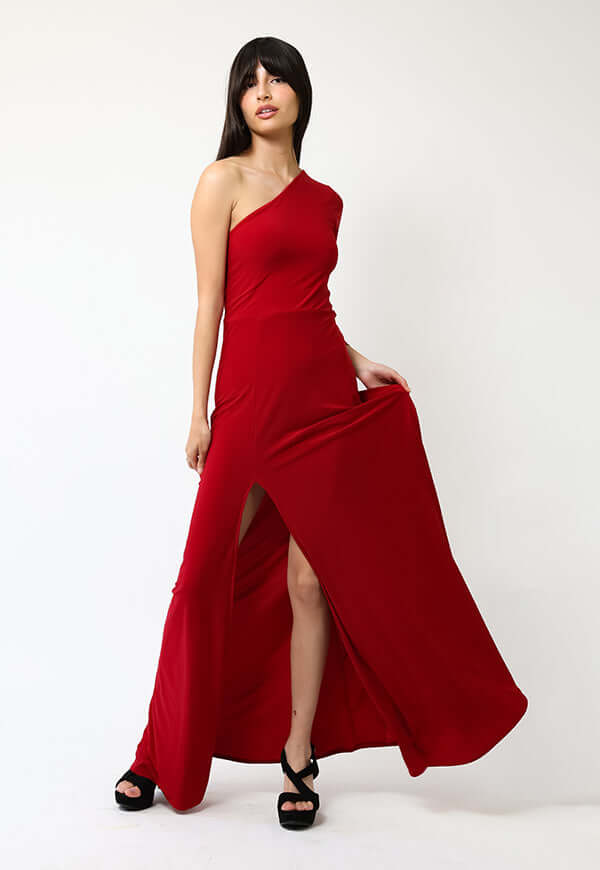 Vestido Emilia Rojo - Diseño Chileno | Natalia Seguel