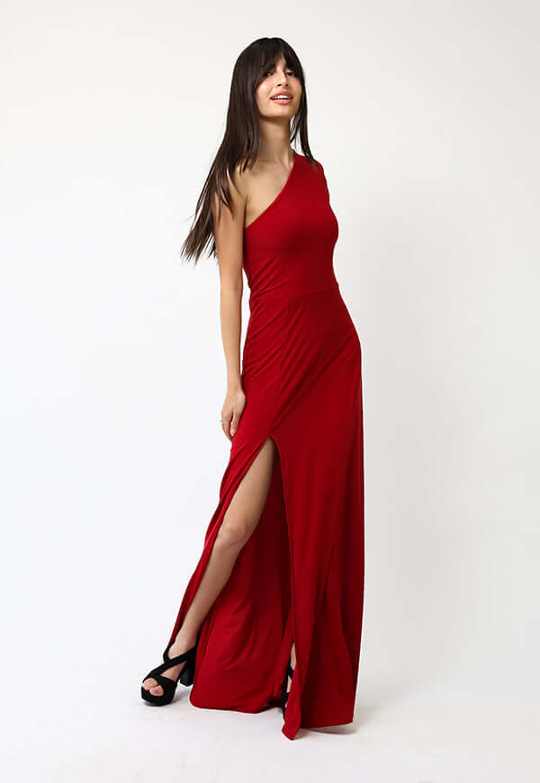 Vestido Emilia Rojo - Diseño Chileno | Natalia Seguel