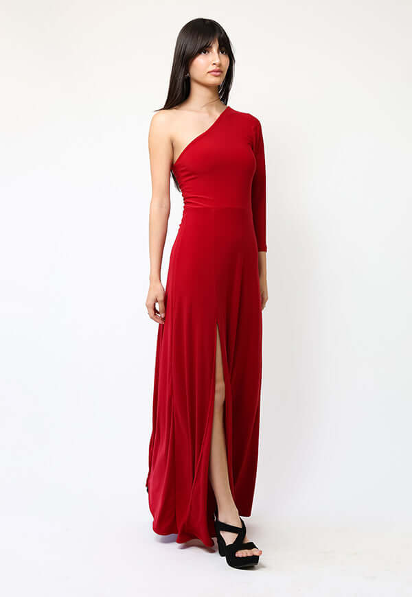 Vestido Emilia Rojo - Diseño Chileno | Natalia Seguel