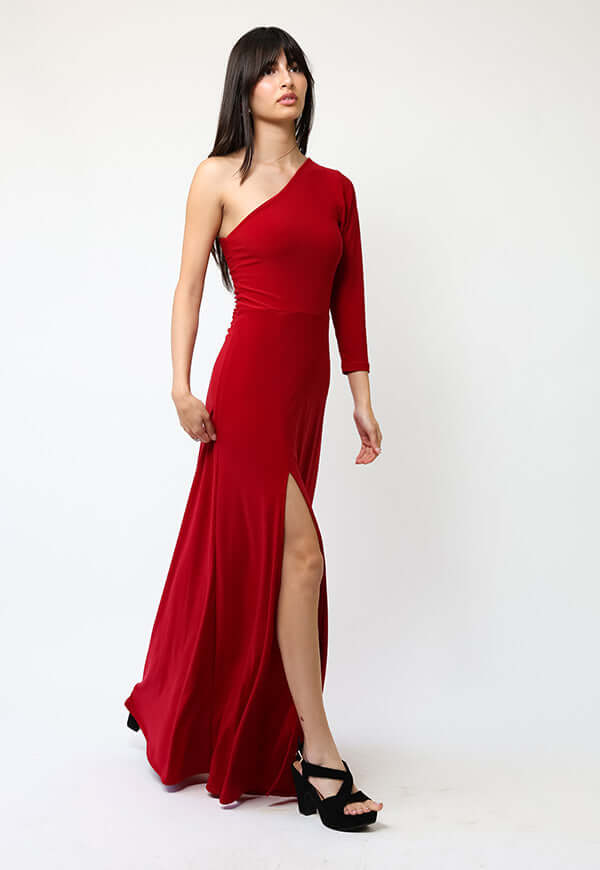 Vestido Emilia Rojo - Diseño Chileno | Natalia Seguel