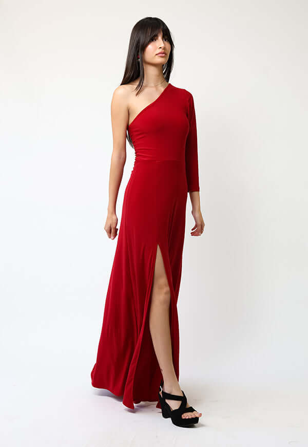 Vestido Emilia Rojo - Diseño Chileno | Natalia Seguel