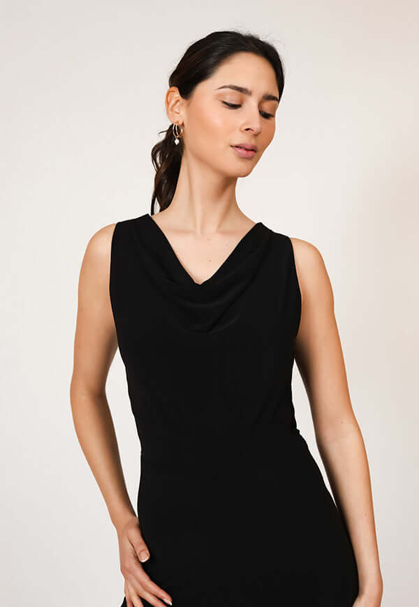 Enterito Drapeado Negro Diseno Chileno Natalia Seguel, lookbook (2) – diseño chileno de autor, Natalia Seguel