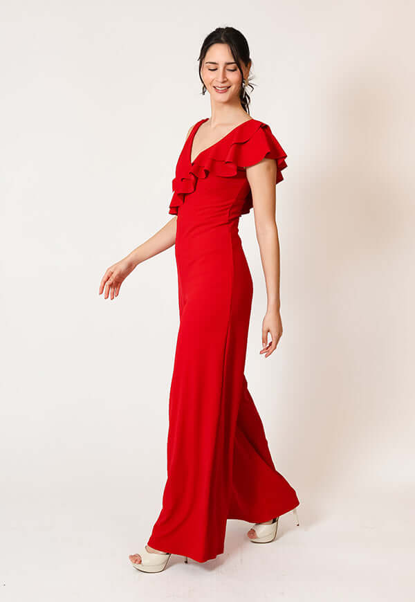 Enterito Julianna Rojo Vuelos Natalia Seguel, frente (2) – diseño chileno de autor, Natalia Seguel