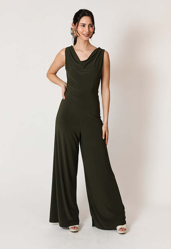 Enterito Drapeado Negro Natalia Seguel 1, detalle de tela – diseño chileno de autor, Natalia Seguel