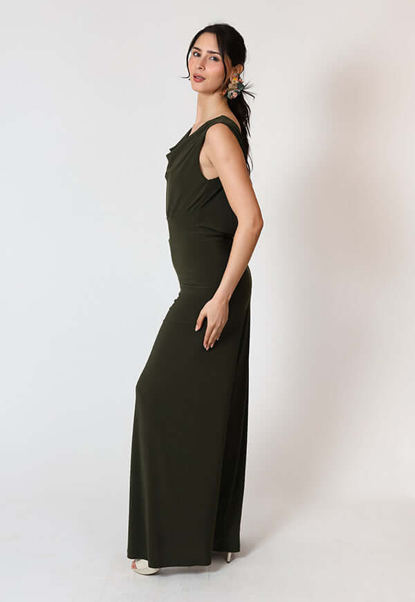 Enterito Drapeado Negro Natalia Seguel 1, lookbook – diseño chileno de autor, Natalia Seguel