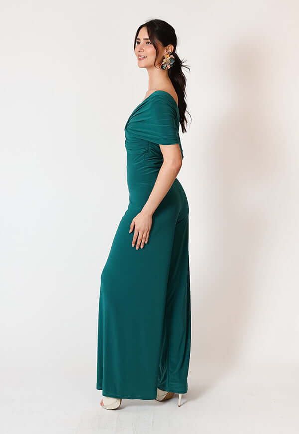 Enterito Suri Verde Botella Natalia Seguel, lookbook – diseño chileno de autor, Natalia Seguel