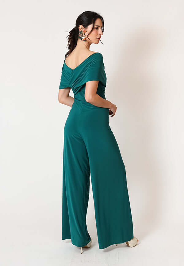 Enterito Suri Verde Botella Natalia Seguel, lateral (2) – diseño chileno de autor, Natalia Seguel