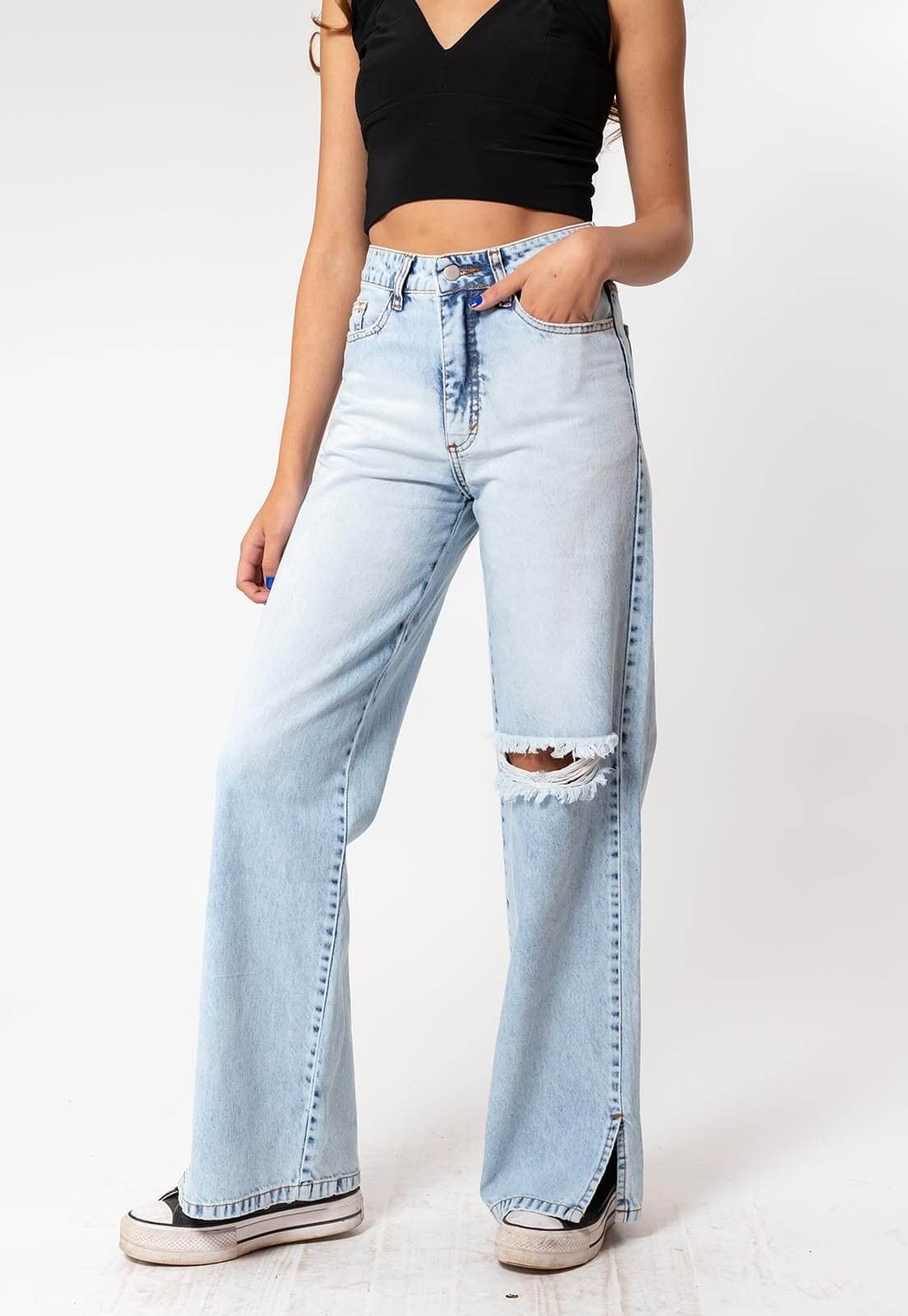 Jeans Victoria Celeste