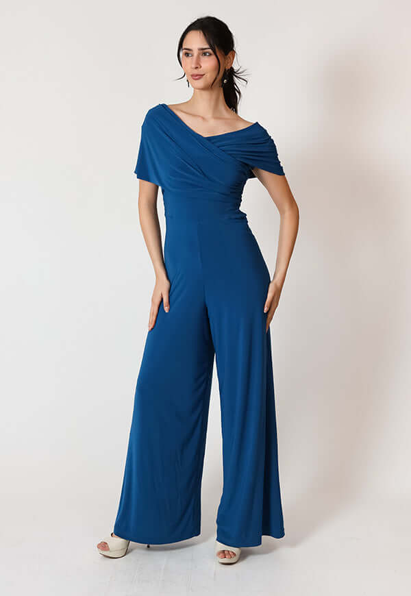 Enterito Suri Azul Piedra Natalia Seguel, espalda – diseño chileno de autor, Natalia Seguel