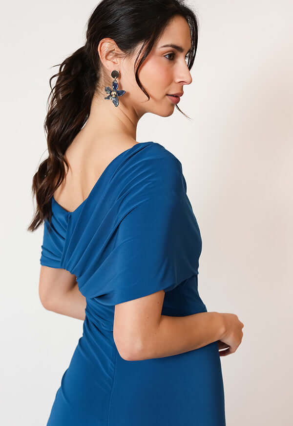 Enterito Suri Azul Piedra Natalia Seguel, lateral (2) – diseño chileno de autor, Natalia Seguel