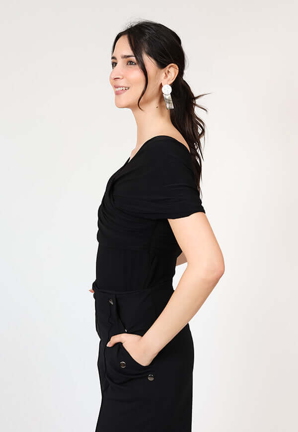 Polera Suri Negro Diseno Chileno Natalia Seguel, percha – diseño chileno de autor, Natalia Seguel