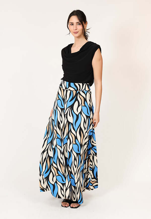 Polera Drapeada Negro Diseno Chileno Natalia Seguel, lateral – diseño chileno de autor, Natalia Seguel