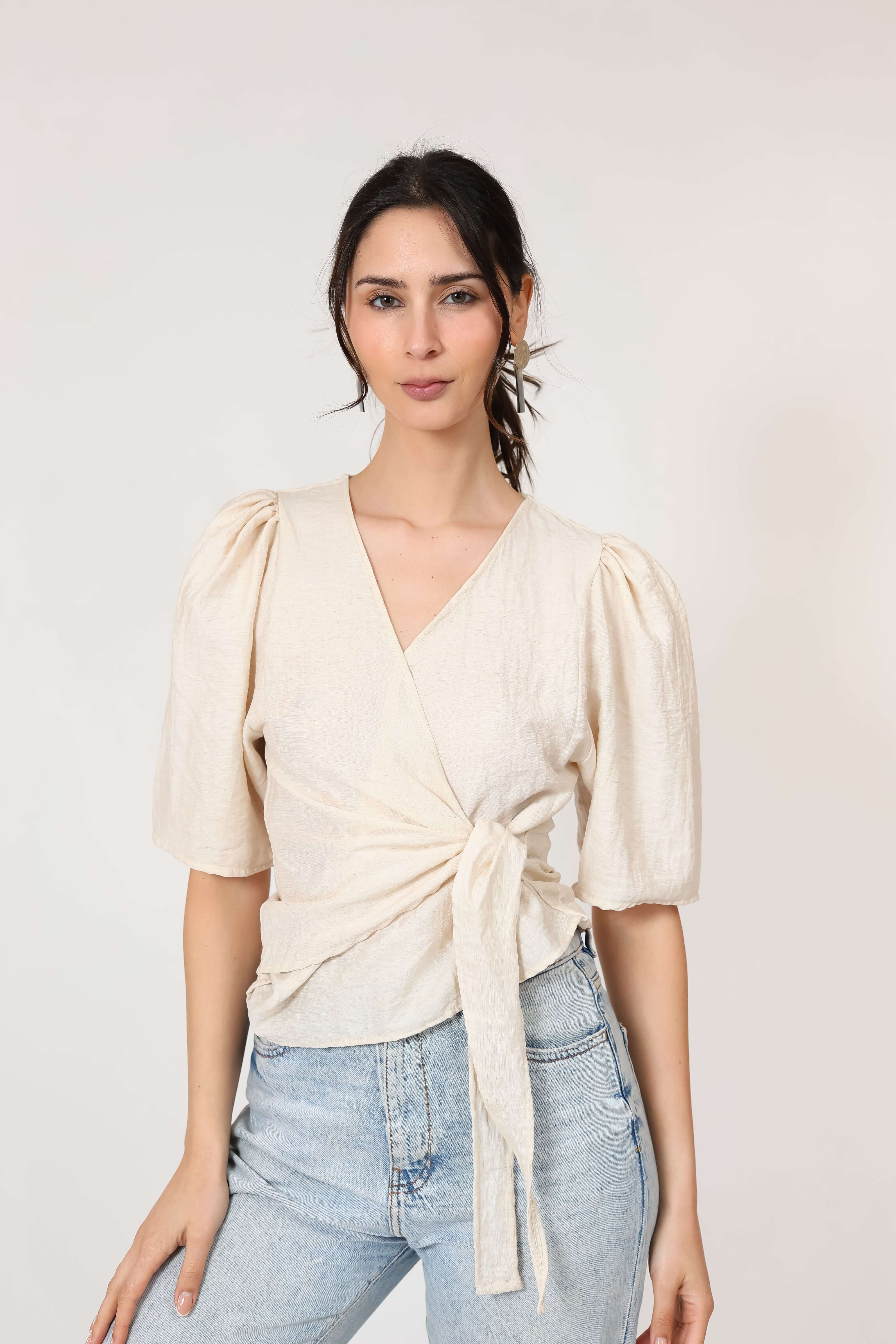 Blusa Jose Crudo Lino