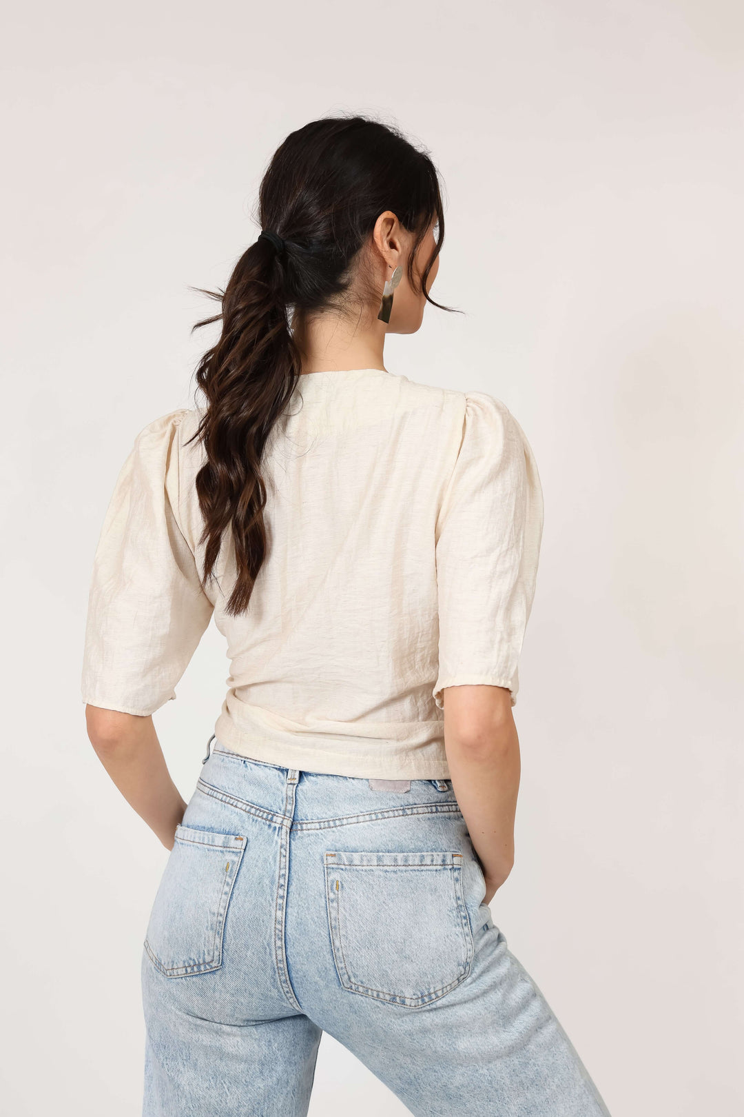 Blusa Jose Crudo Lino Diseno Chileno Natalia Seguel, percha – diseño chileno de autor, Natalia Seguel