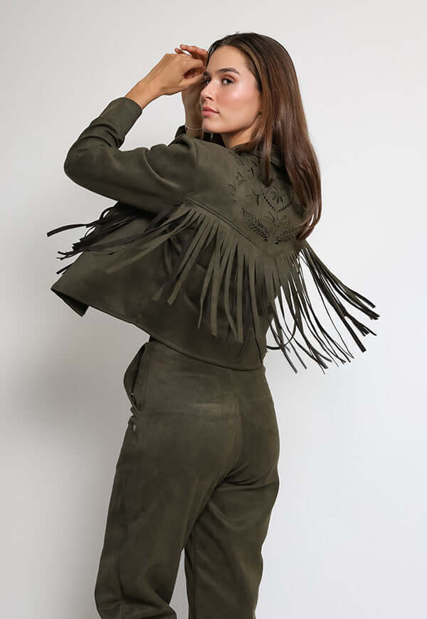 CHAQUETA IMPERMEABLE VERDE MUSGO