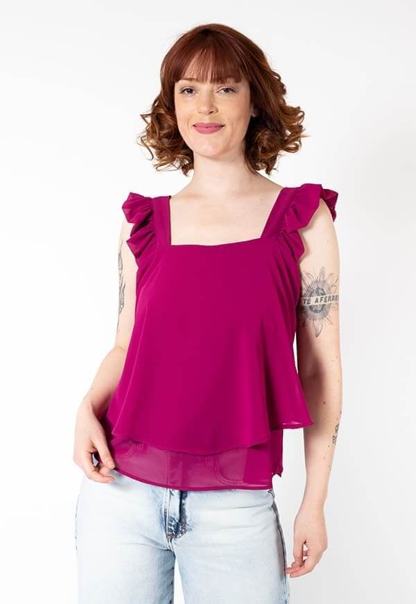 Blusa Noah Burdeo