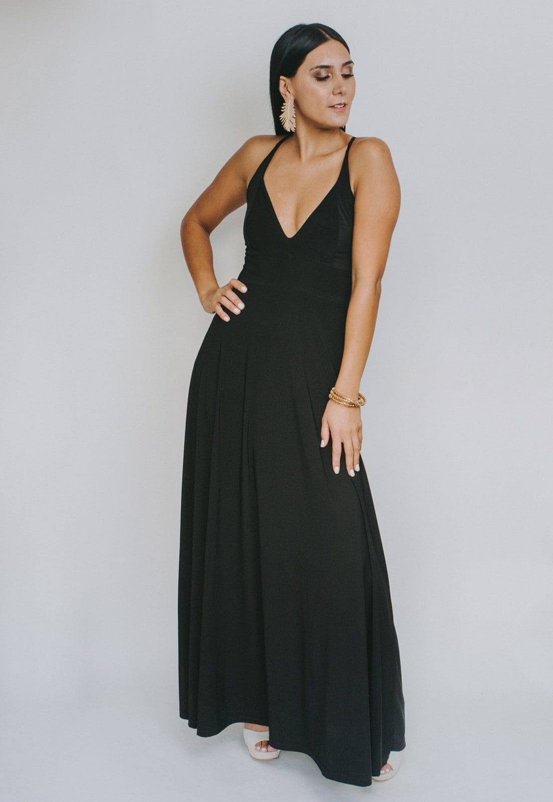 Vestido Zara Negro | Natalia Seguel